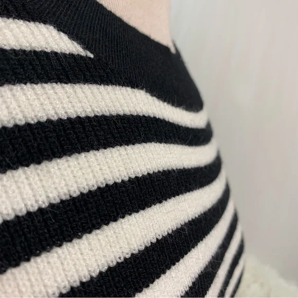 English Factory Black & White Striped Sweater Top - Picture 12 of 12